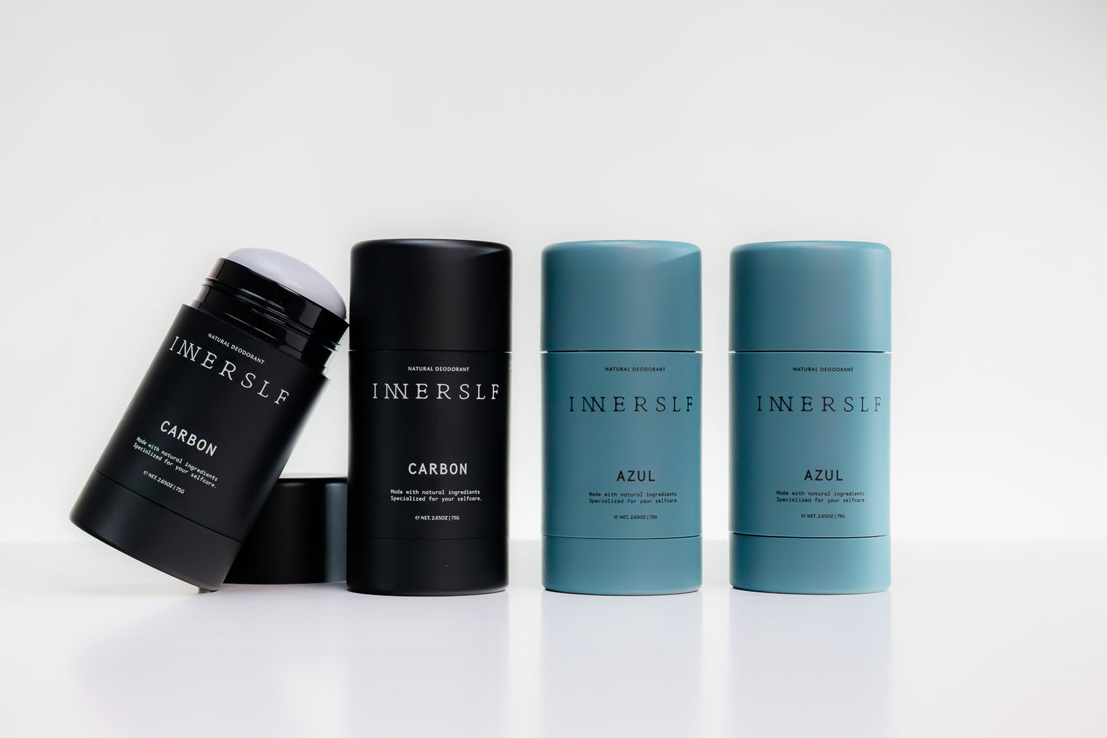 The INNERSLF lineup — AZUL and CARBON